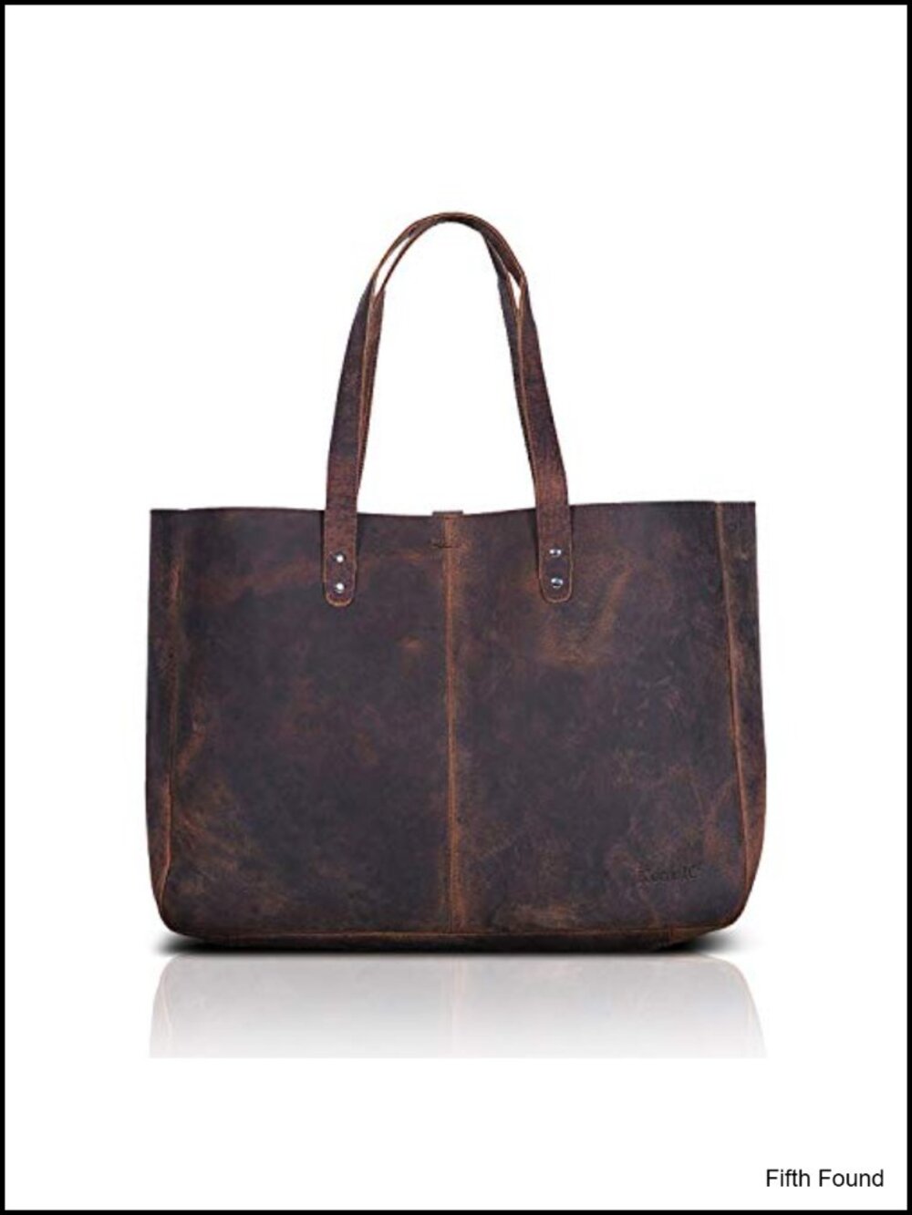 KomalC Leather Tote Bag for Women, Travel Shopping Satchel Handbag